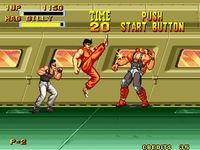 une photo d'Ã©cran de Burning Fight sur SNK Neo Geo